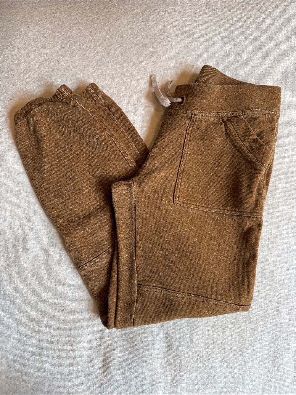 Wilfred X Free People Brown Speckled Track Joggers